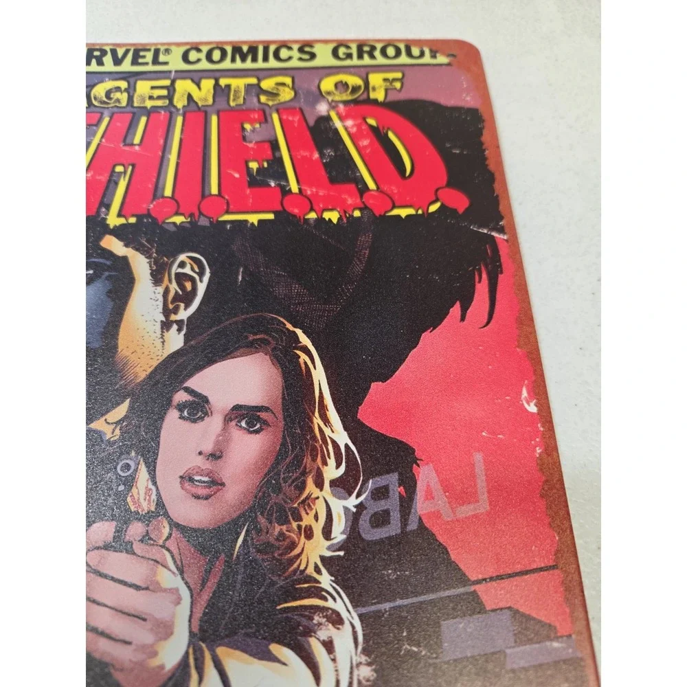 Agents of S.H.I.E.L.D.‎ Vintage Look Tin Poster Marvel Wall Art Home Decor